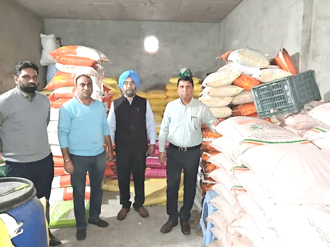During the surprise checking of dealers, 18 samples of fertilizers and 48 samples of seeds were collected